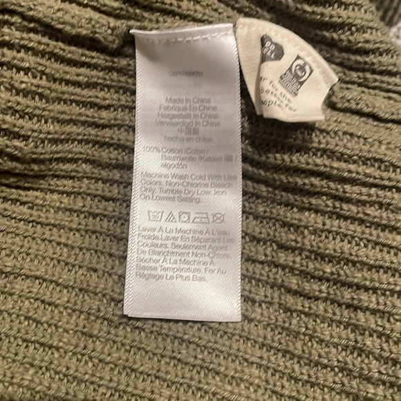 Madewell green knit cardigan - Picture 3 of 3